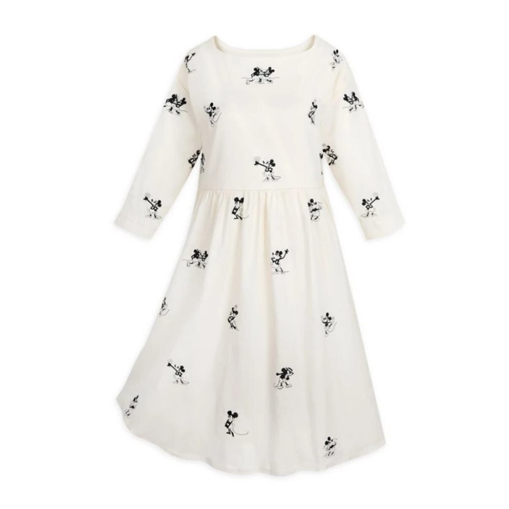 Disney Mickey and Minnie Mouse Vintage-Style Dress Size Medium